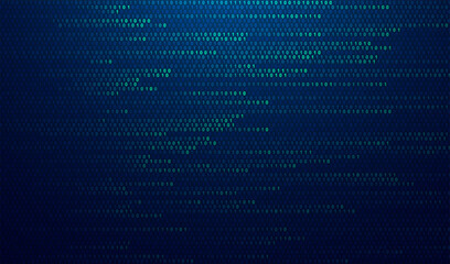 Abstract big data code representation. Modern high-tech data background. Graphic concept for your design