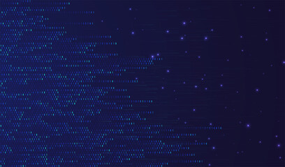 Abstract big data code representation. Modern high-tech data background. Graphic concept for your design