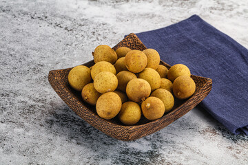 Sweet juicy tropical fruit longan