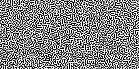 Abstract Reaction-diffusion Turing pattern natural texture gray gradient color scheme. Linear design with biological algorithm psychedelic background. Reaction-diffusion or truing patter	
