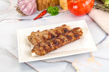 Beef kebab minced meat shashlik