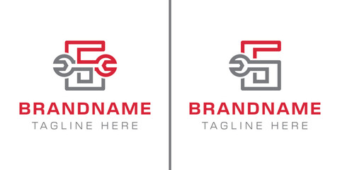 Letter G Wrench Logo, ideal for automotive, repair, or engineering industries