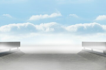 Obraz premium Road leading out to the horizon