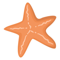 Starfish Undersea Animal Illustration
