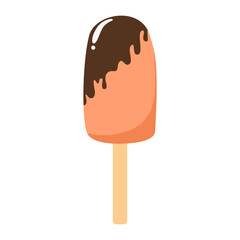 Sweet Ice Cream Stick in Summer Season Illustration