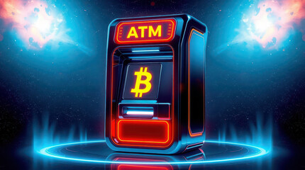Bitcoin ATM machine for crypto transactions