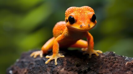 A beautiful and the yellow color a leopard gecko 