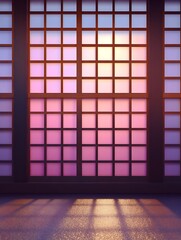 Japanese style window background.