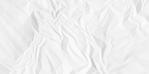 Obraz premium White crumpled paper Blank white crumpled and creased paper poster. 