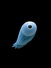 Ghost in the dark background