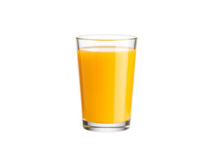 Refreshing Orange Juice in a Clear Glass Cup Freshly Squeezed.