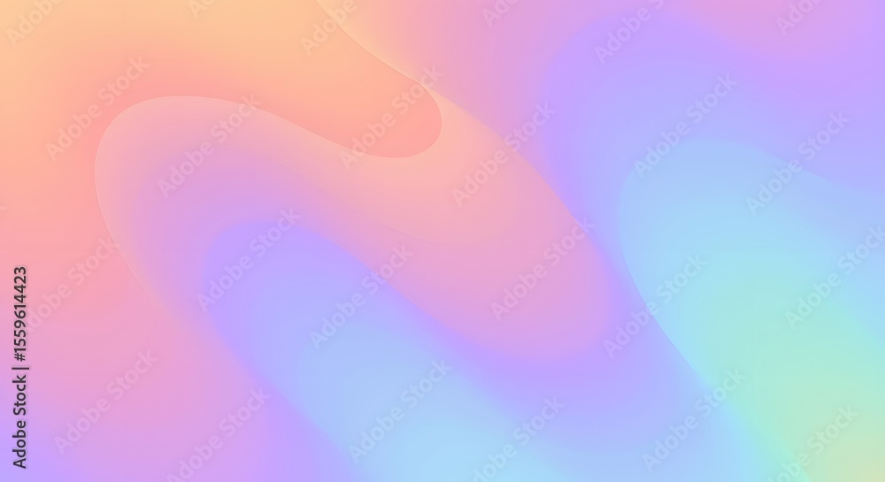 Aufkleber abstract colorful background with bubbles featuring a bright, smooth flow of light and wave patterns