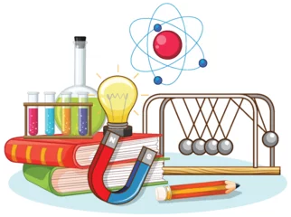  Science Tools and Concepts Vector Illustration © GraphicsRF