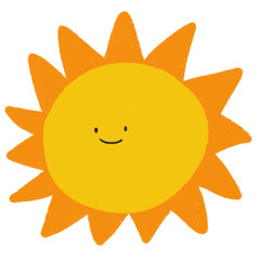 sun cartoon character