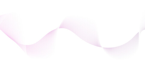 Dynamic minimal smoke sound line. Abstract glowing white and purple gradient blend line smooth flow soundwave curve energy gradient vector futuristic digital outline line science design.	
