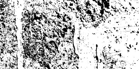 Distress sketch urban overlay spotted concrete grain surface grainy noise rust wall grunge black splatter and white background. damaged chalk crack rough ink wall texture.	