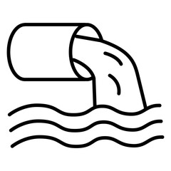 Water Waste Pipe Vector