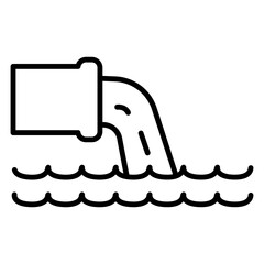 Water Waste Pipe Vector