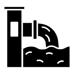 Water Waste Pipe Vector