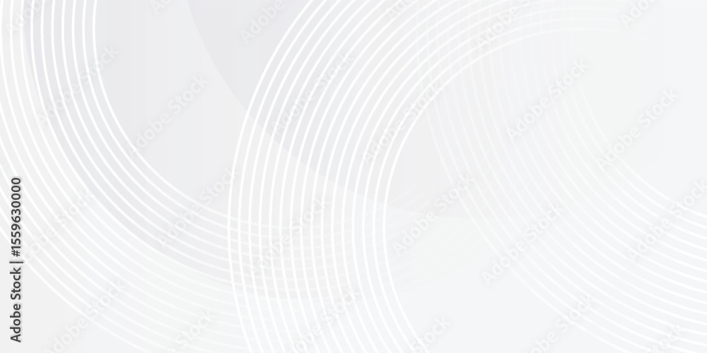 Poster white geometric abstract background overlap layer on bright space with lines effect decoration. mode