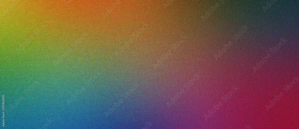Poster green, coral and cyan gradient abstract noise texture background with soft blurred grain perfect for
