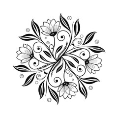 Ornamental luxury mandala pattern