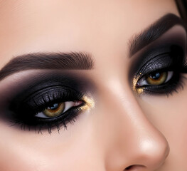 Obraz premium Bold eye make up