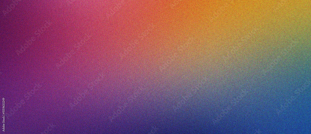 Aufkleber coral, periwinkl and orange gradient soft noise grain texture background with subtle blur perfect fo
