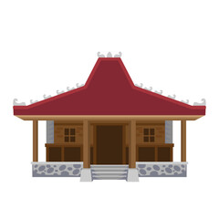 Rumah Joglo Vector Design