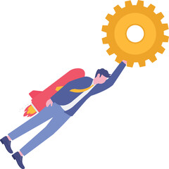 Ambition or aspiration to success in work, career growth or boost business development,
