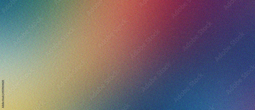Poster periwinkl, beige and cyan gradient gradient noise texture background with soft grain overlay perfect