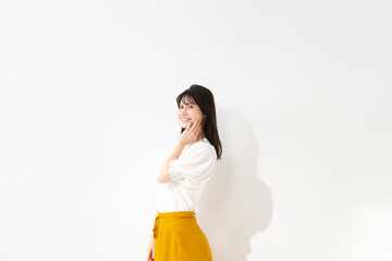 笑顔のミドル女性