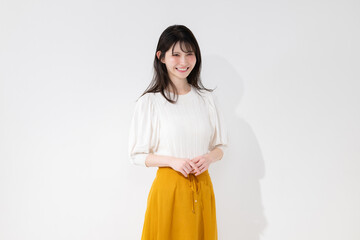 笑顔のミドル女性