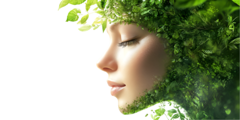 Green Earth Globe on Transparent Background Environmental Conservation Concept