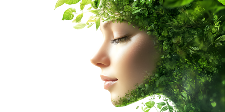 Green Earth Globe on Transparent Background Environmental Conservation Concept