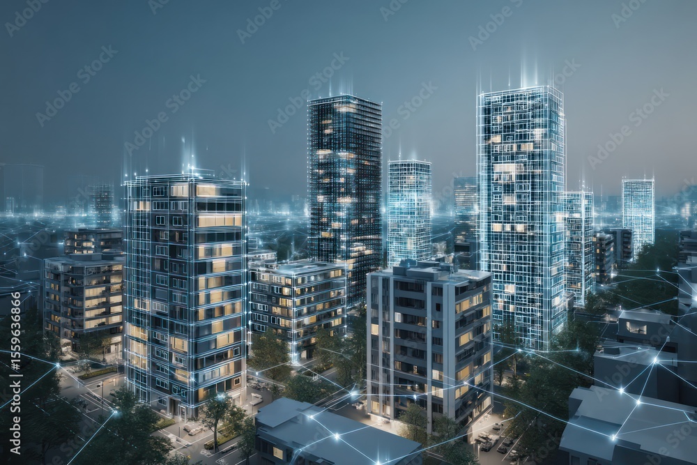 Poster ai and iot-based digital planning methods for developing smart cities with efficient systems.