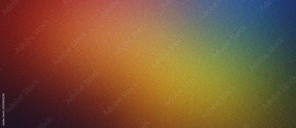 Poster brown, olive and salmon gradient soft noise texture background with faded grain effect and blurred o
