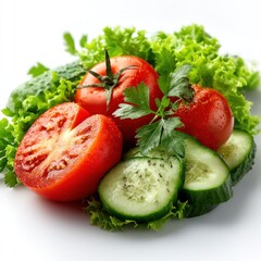 Fresh vibrant vegetables