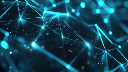 Dynamic digital network visualization virtual space graphics tech environment abstract viewpoint connectivity concept