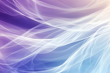 Soft Colorful Waves of Light in Purple and Blue Background