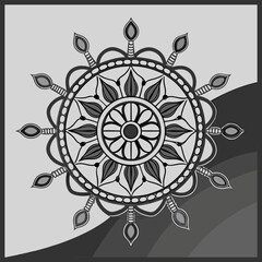 Ornamental luxury mandala pattern