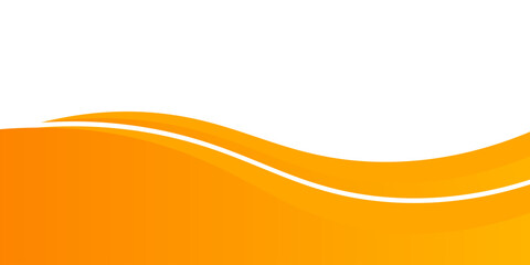 orange and white business wave banner background. overlapping vector waves background.