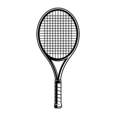 Racket Sport Gear Outline