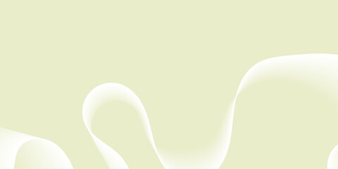 Elegant abstract swirl with calm green and white gradient