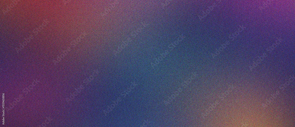 Poster mint, indigo and salmon gradient dreamy noise grain texture background featuring subtle blurred fade