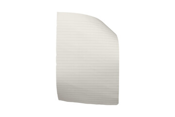 blank lined paper notebook paper with torn edges isolated on transparent background,note paper message office business tag sign