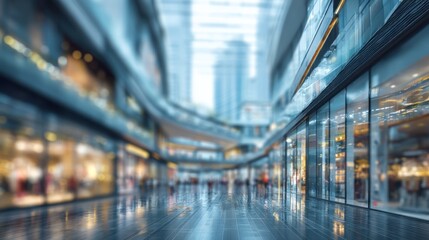 Fototapeta premium Urban shopping mall