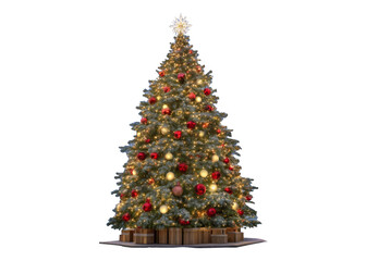 christmas-tree  on a isolated transparent background