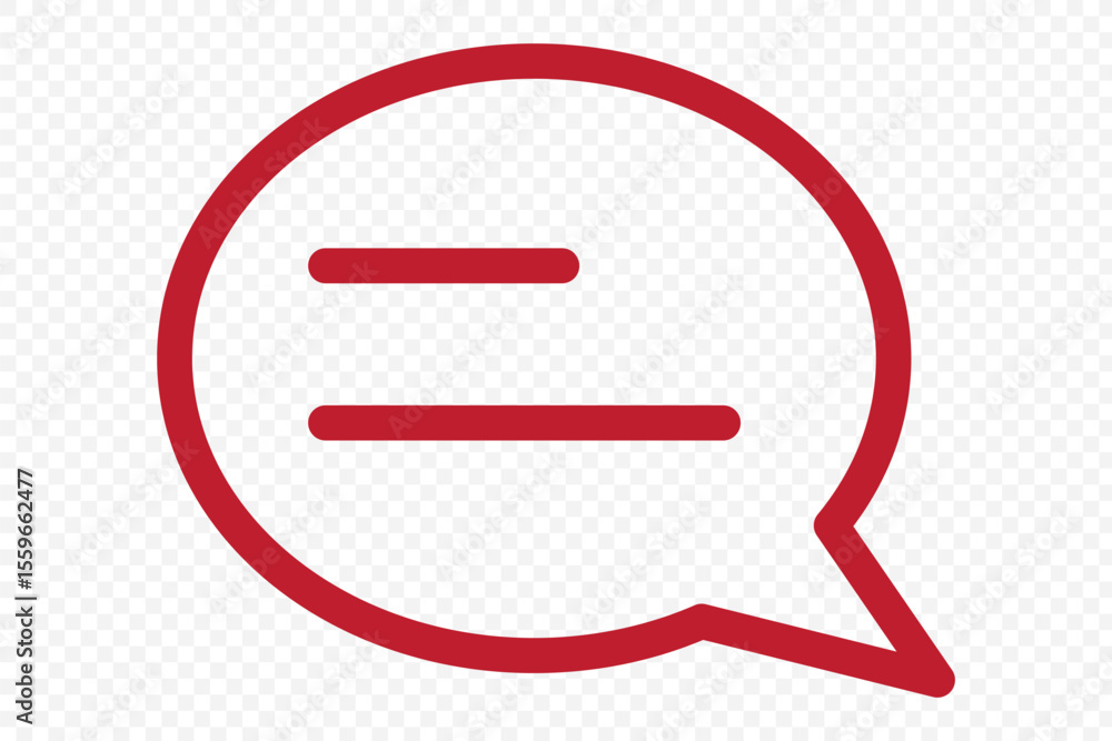 Poster social media comment icons vector for ui/ux . chat message icons - talk message bubble chat icon.