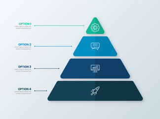Triangle Infographic Design for Presentation